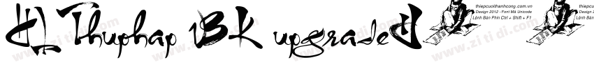 HL Thuphap 1BK upgrade字体转换
